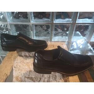 Y2K Classic Square Toe Loafers Oxford Formal Dress Shoes Bruno Marc Men's 8.5